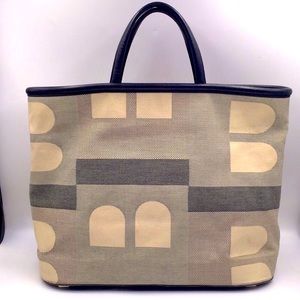 BALLY Casual Style Canvas 3WAY Leather  Logo Totes